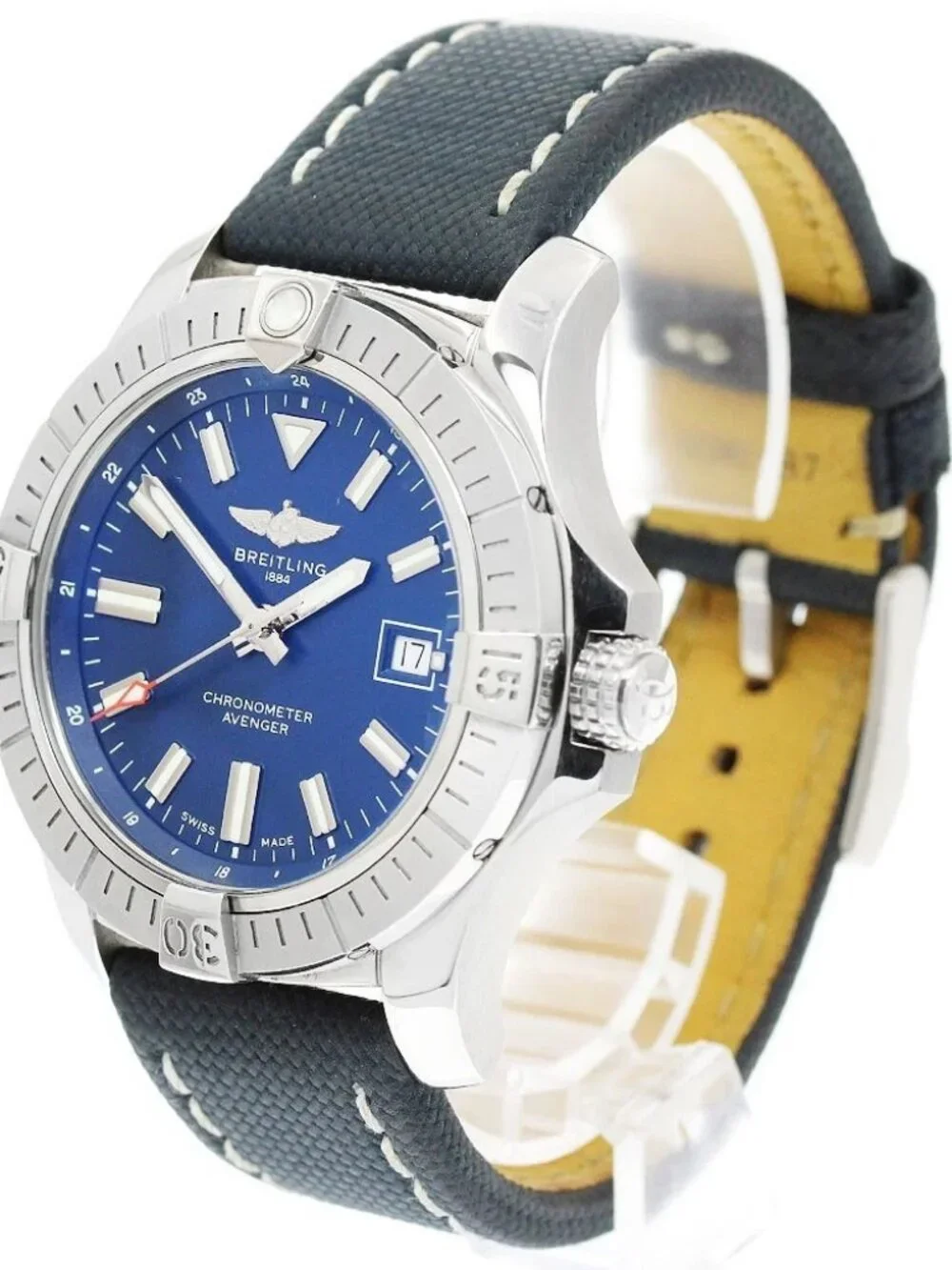 BREITLING Avenger Automatic 43 A17318 Date Navy Dial Automatic Men's_973936